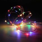 Guirnalda de luces led de alambre x 20 u multicolor x 10 juegos