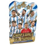 Piñata de cartón Campeones del mundo Selección Argentina