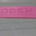 Molde de silicona para modelar locomotora con vagones