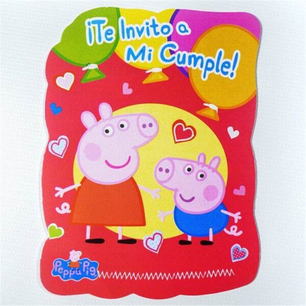 Peppa Pig piñata de cartón x 1 - Imagen 7