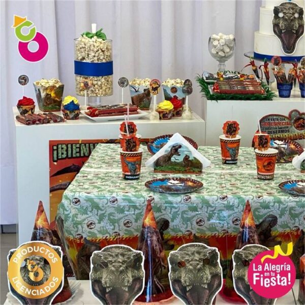 Jurassic World piñata de cartón x 1 - Imagen 5
