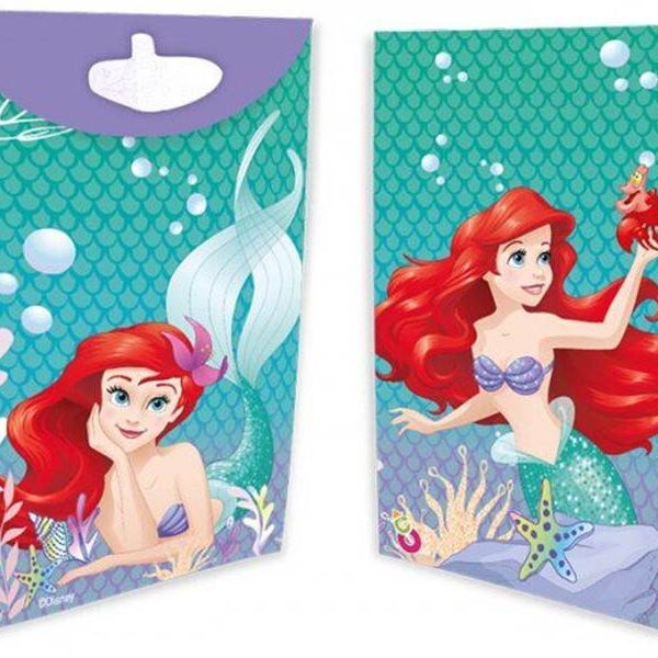 La Sirenita Ariel vasos de polipapel x 10 unidades - Imagen 5