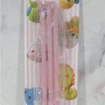 Set de 3 estecas plasticas importadas doble punta rostros