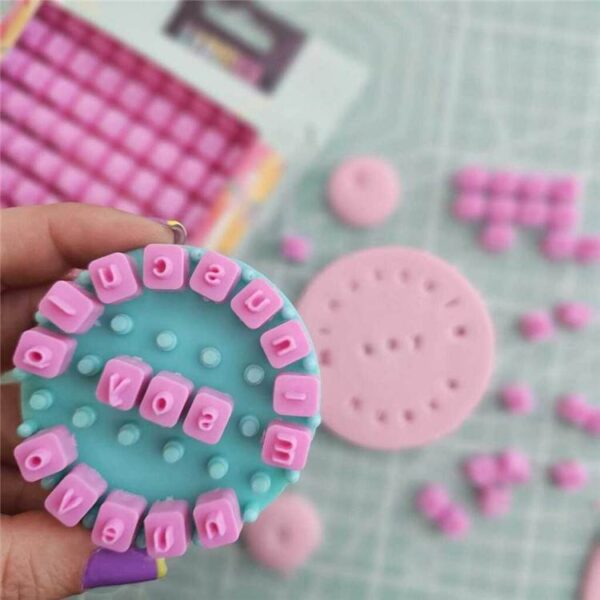 Sellos para cookies de letras minúsculas y números La Botica