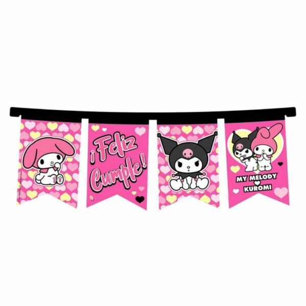 Platos estampados Kuromy y My Melody x 8 u - Imagen 3