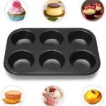 Molde de teflón para cupcakes x 6 cavidades