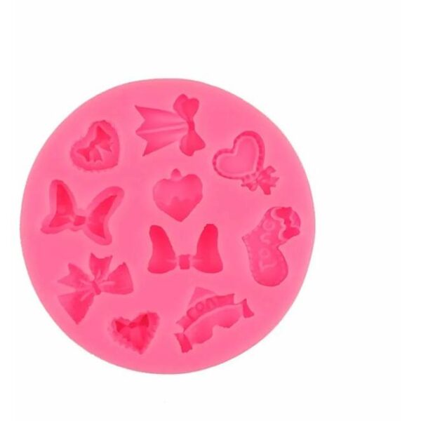 Molde de silicona para modelar moños y corazones variados - Imagen 4