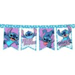 Banderín guirnalda estampada Stitch
