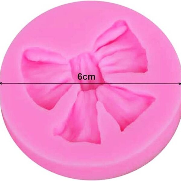 Molde de silicona para modelar moño con lazo - Imagen 2