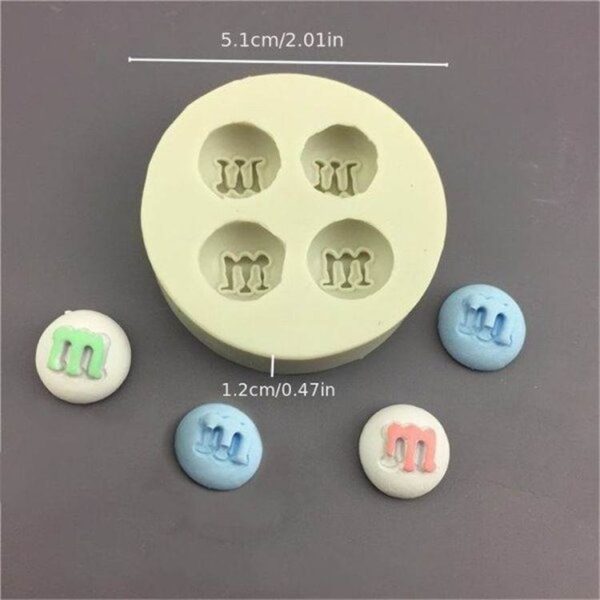 Molde de silicona para modelar confites m  m - Imagen 2