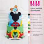 Pasta cubre torta Ballina x 500 grs fórmula H de color