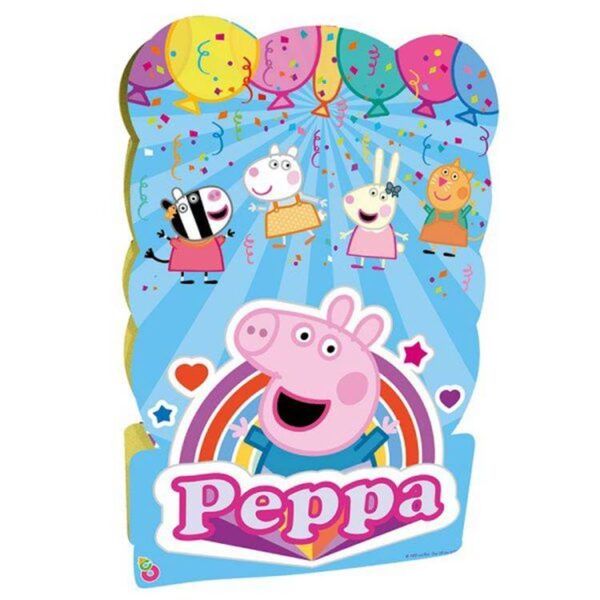 Peppa Pig piñata de cartón x 1