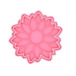 Cortantede cookie con sello Flor 3