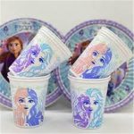 Frozen vasos estampados x 10 unidades