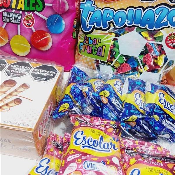 Combo de golosinas Nº 1 para 10 nenes.
