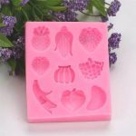 Molde de silicona para modelar frutas y verduras