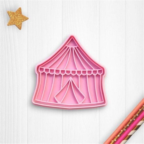 Cortante con sello para cookie carpa de Circo