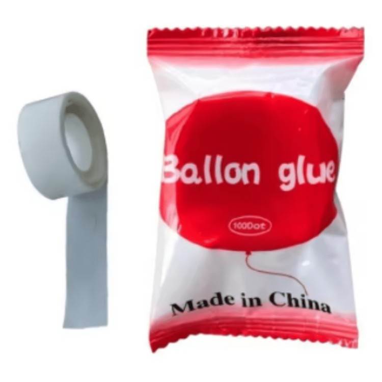 7aa9c3ac-5fb2-40de-b744-a66827bcb719 Cinta 100 puntos de silicona bifaz para pegar globos - Imagen 1