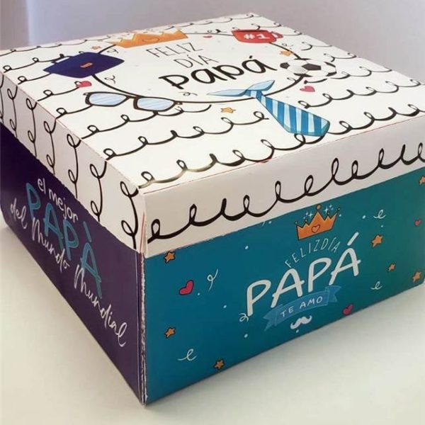 Caja Sorpresa estampada Dia del padre - Imagen 2