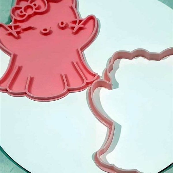 Cortante y sello de cookie Halloween Hello Kitty fantasma M 2 - Imagen 2
