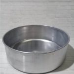 Molde de aluminio bizcochuelo  de 20 cm de diámetro y 6 cm de alto