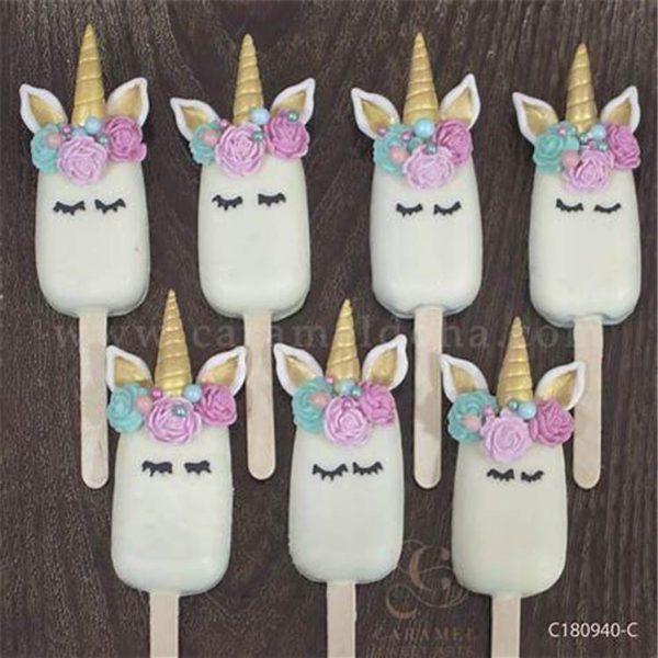 Molde de dilicona paleta helado Ice pop cacke 3 cavidades - Imagen 3