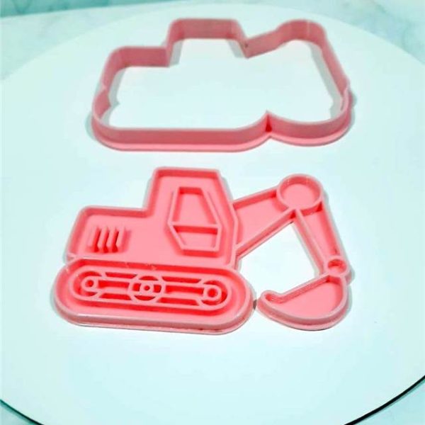 Cortante con sello para cookie Excavadora