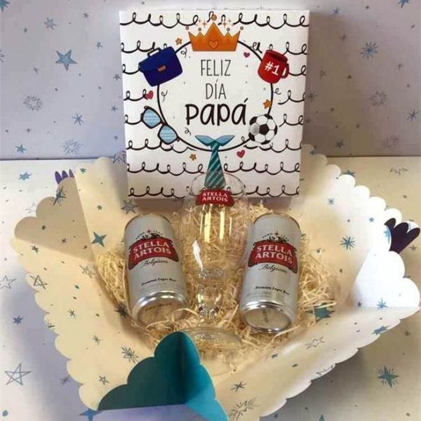 Caja Sorpresa estampada Dia del padre