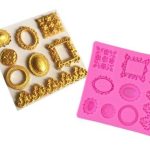 Molde de silicona para modelar marcos variados x 7 diseños y guarda