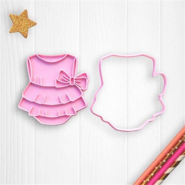 Cortante con sello para cookie ropita de bebé Body M 9 - Imagen 6