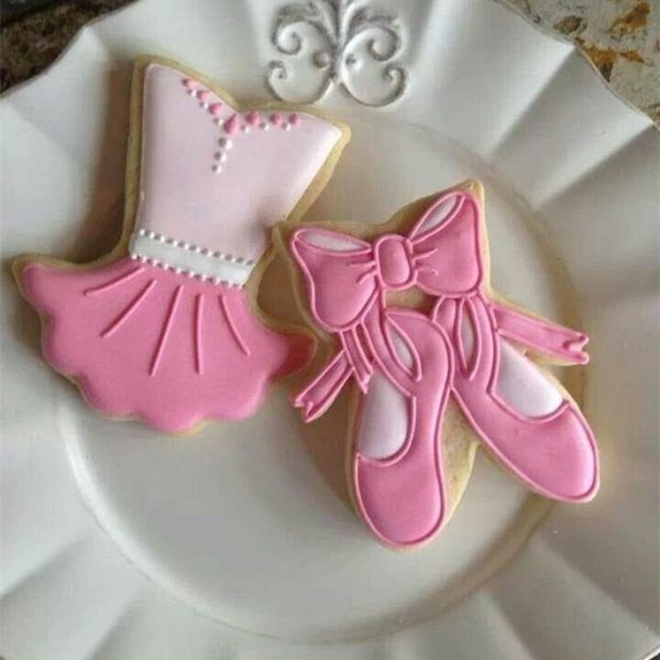 Cortante plástico para cookie o galletita zapatillas de baile clásico - Imagen 3