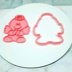 Cortante de cookie con sello Angelito m2