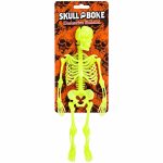 Adorno colgante plástico esqueleto 32 cm fluo