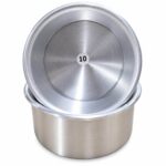 Molde de aluminio bizcochuelo de 10 cm de diámetro y 6 cm de alto