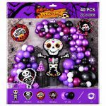 Set de globos metalizados y láterx Halloween