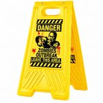 Cartel peligro zoombies