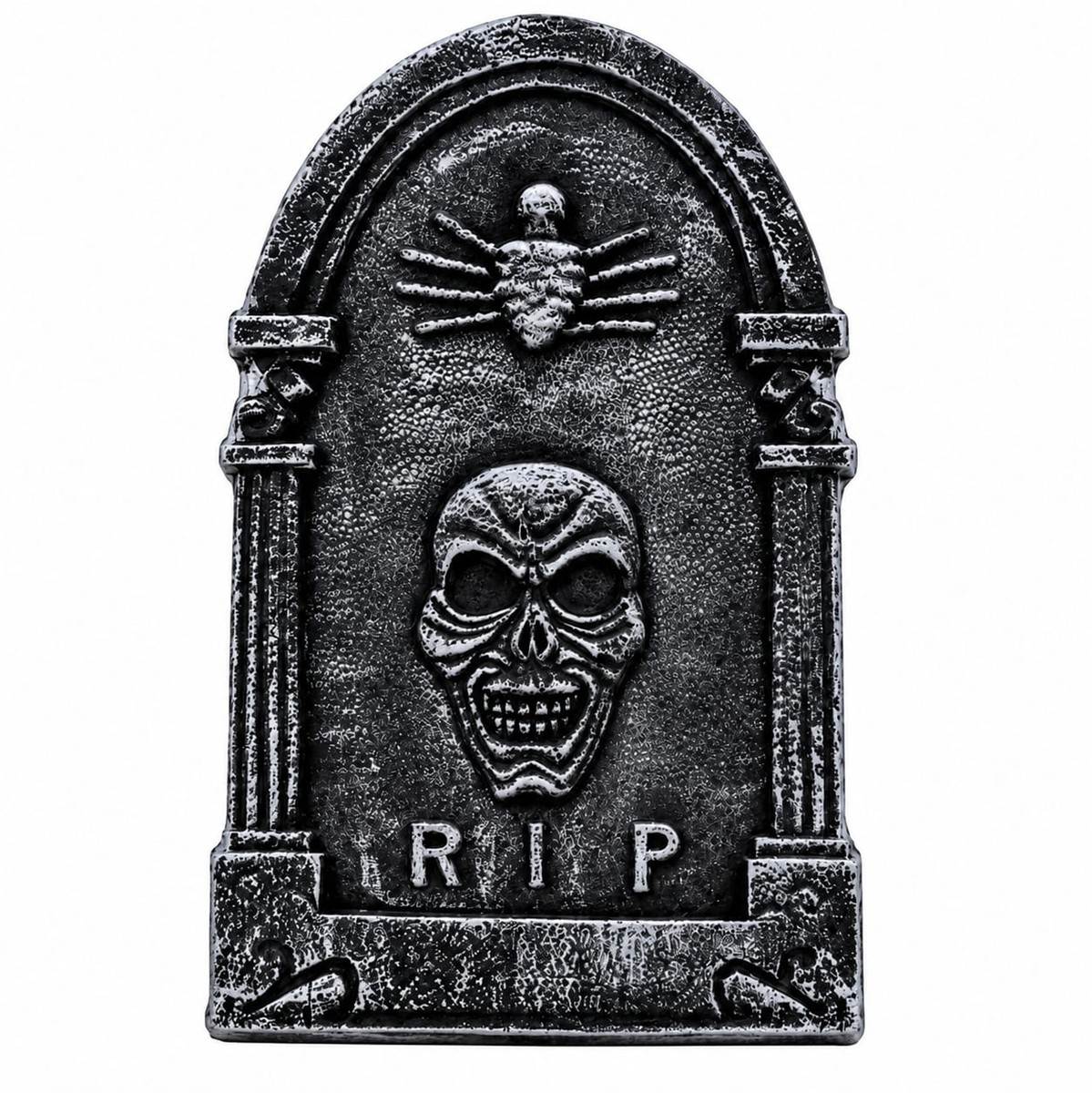 9da1182f-37b1-4402-b7dd-392bcacea119 Lapida Rip calavera - Imagen 1